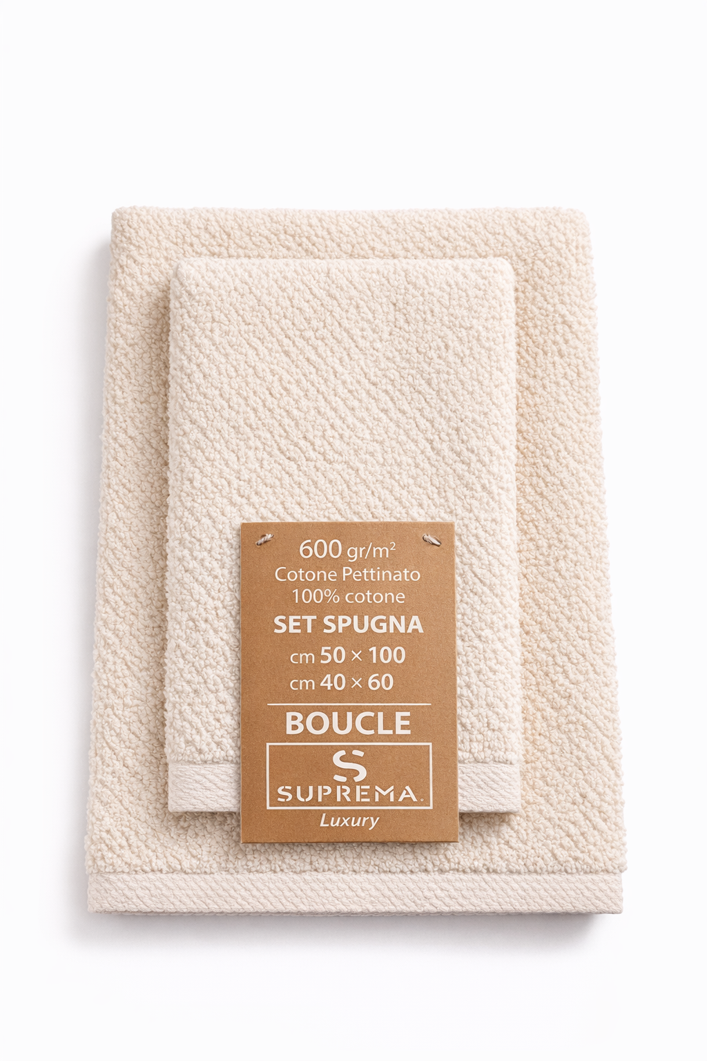 Asciugamani Boucle 1+1 ✨