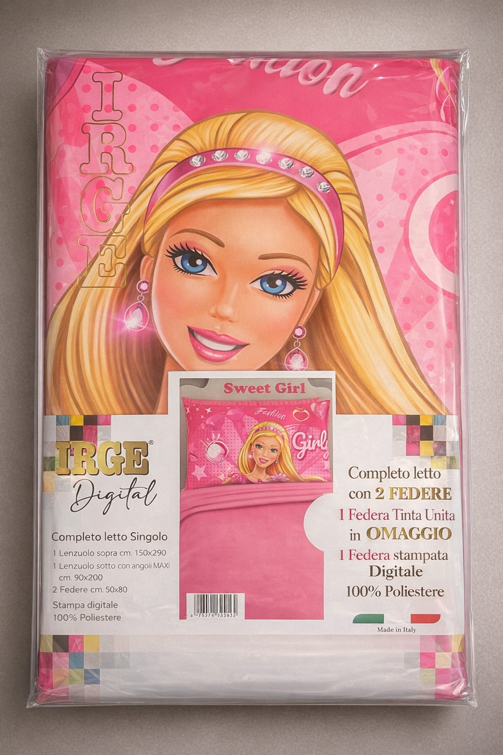 Completo letto singolo con federe digitali ✨